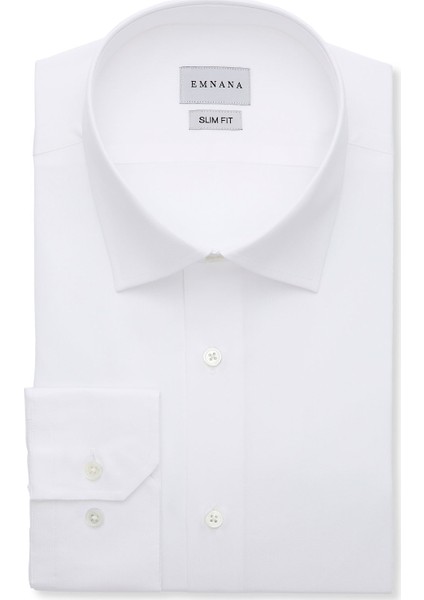 Beyaz Slim Fit Gömlek