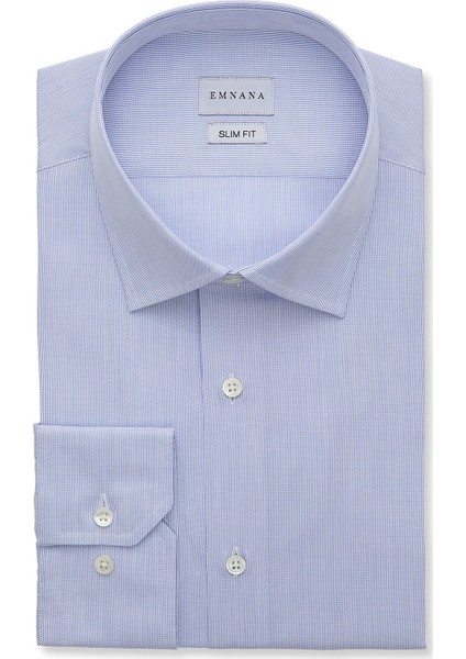 Mavi Slim Fit Gömlek