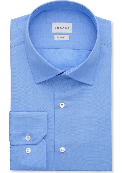 Mavi Slim Fit Gömlek