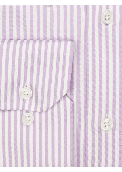 Pembe Çizgili Regular Fit Gömlek modelleri