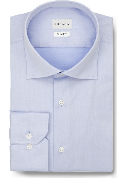 Açık Mavi Non-Iron Slim Fit Gömlek