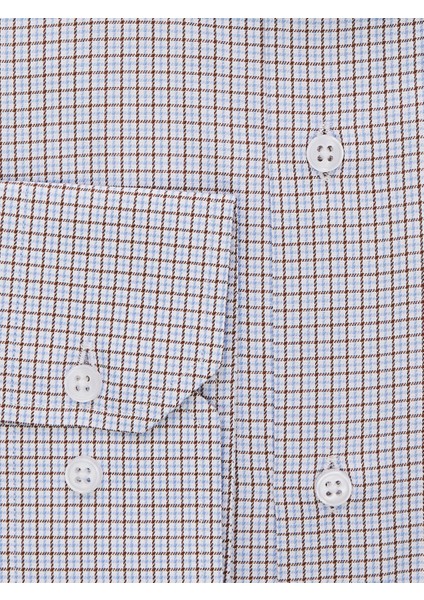 Çok Renkli Kareli Spor Slim Fit Gömlek modelleri