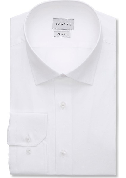 Beyaz Slim Fit Gömlek