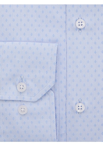 Mavi Desenli Slim Fit Gömlek fiyatları