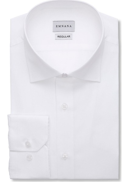 Beyaz Regular Fit Gömlek