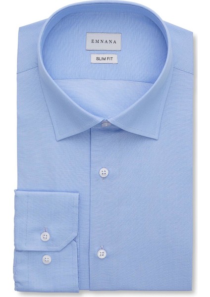 Mavi Slim Fit Gömlek