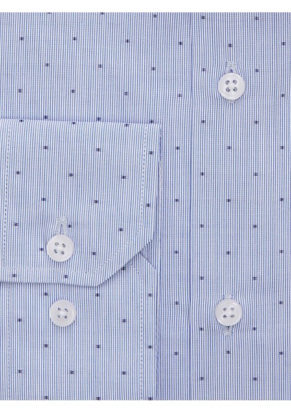 Mavi Desenli Slim Fit Gömlek fiyatları