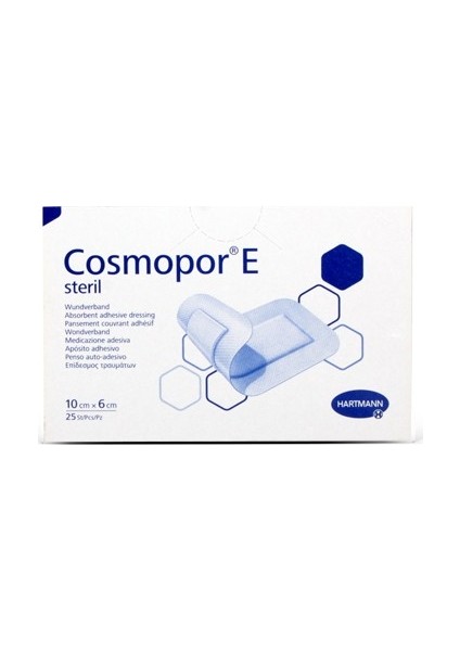Hartmann Cosmopor E - Pedli Yara Örtüsü 10X6 cm 25'li Kutu