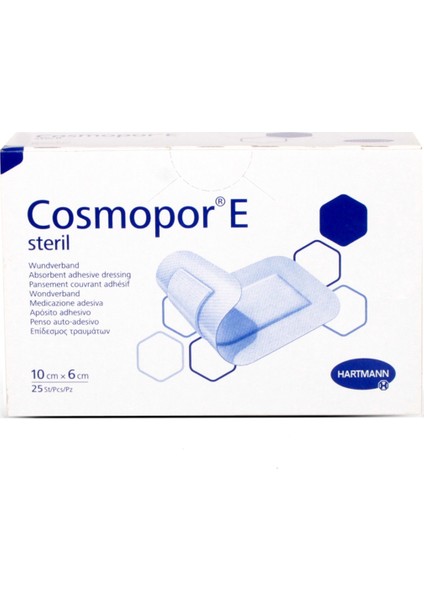 Hartmann Cosmopor E - Pedli Yara Örtüsü 10X6 cm 25'li Kutu