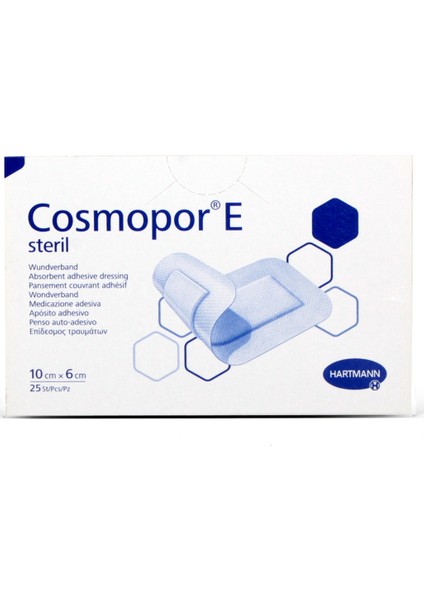 Hartmann Cosmopor E - Pedli Yara Örtüsü 10X6 cm 25'li Kutu