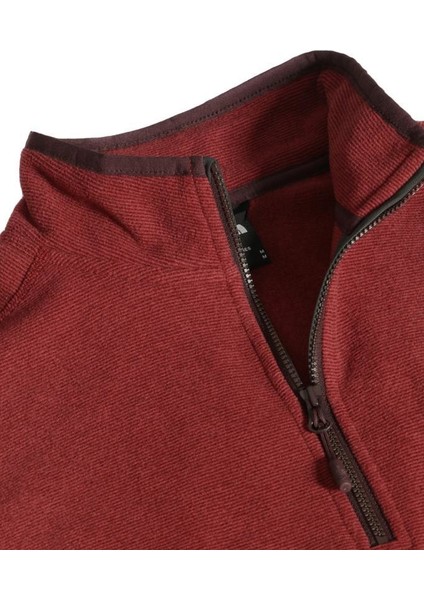100 Glacier Yarım Fermuarlı Kadın Polar Bordo fırsatları