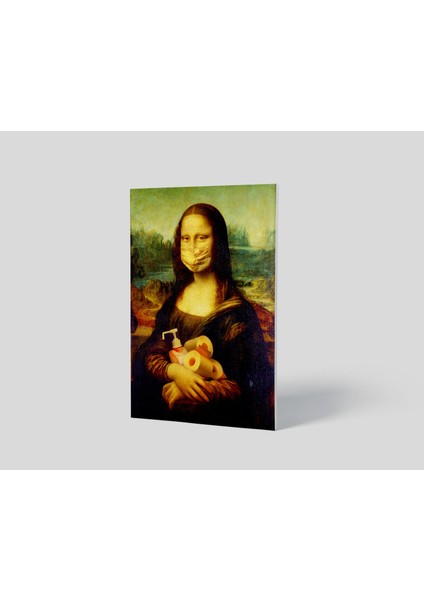 Blok Tablo | Masked Mona Lisa 48×69 fiyatları