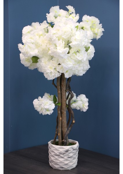 Yapay Küçük Bahar Dalı Ağacı 80 cm Beyaz