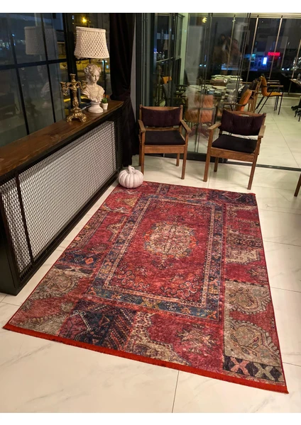 Model Halı Halımax Dara Kaymaz Tabanlı Pamuk Kilim 161