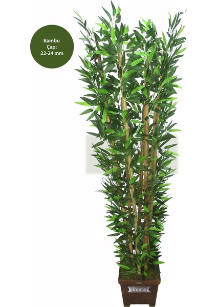 Yapay Bambu Ağacı 6 Gövde 180 cm Model4