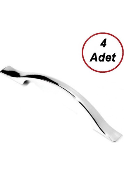 Sülün Krom Mobilya Çekmece Kulpu Kulbu 96 mm (4 Adet)