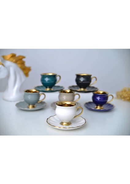 Morpheus Porselen Türk Kahvesi Fincanı Takımı fiyatları