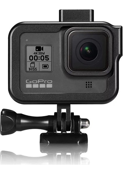 Gopro Hero 8 Uyumlu Metal Çerçeve Frame Siyah