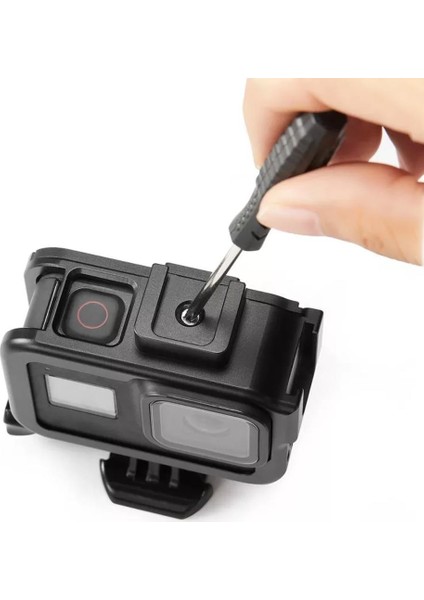 Gopro Hero 8 Uyumlu Metal Çerçeve Frame Siyah