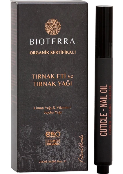 Organik Tırnak Eti ve Tırnak Bakım Yağı 2.8ml