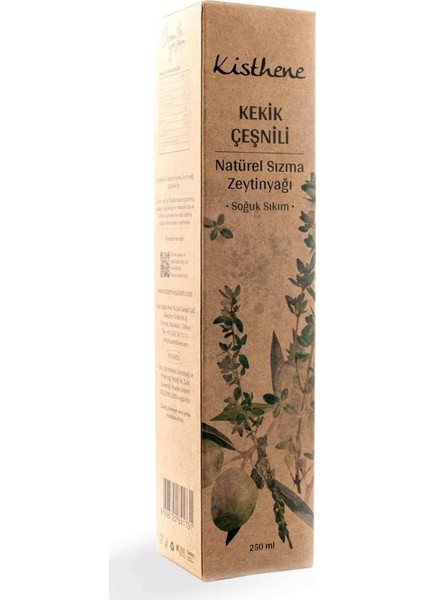 Kekik Çeşnili Zeytinyağı 250 ml