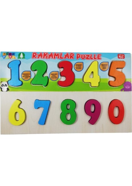 Ahşap Rakamlar Puzzle