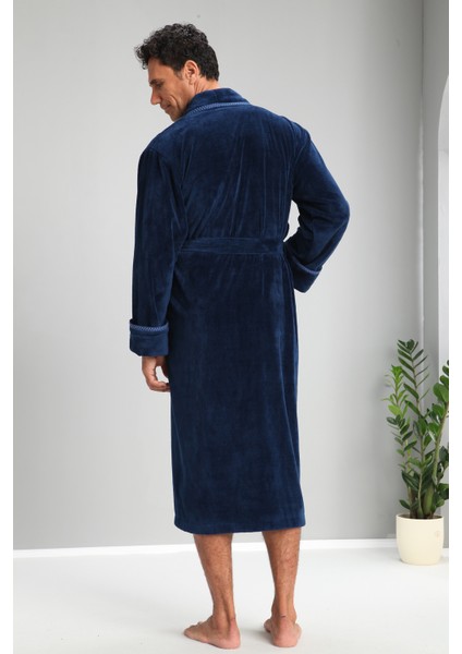 Ns Nakış Şeritli Bambu Cotton Erkek Bornozu fiyatları