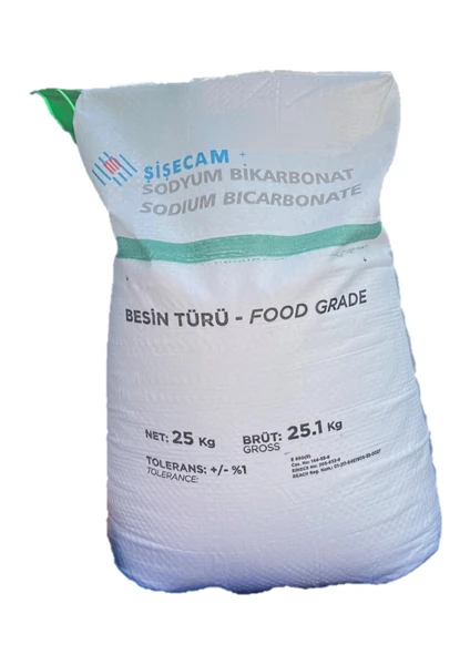 Saf Karbonat İçilebilir Sodyum Bikarbonat Besin Türü Toz Soda 25 kg