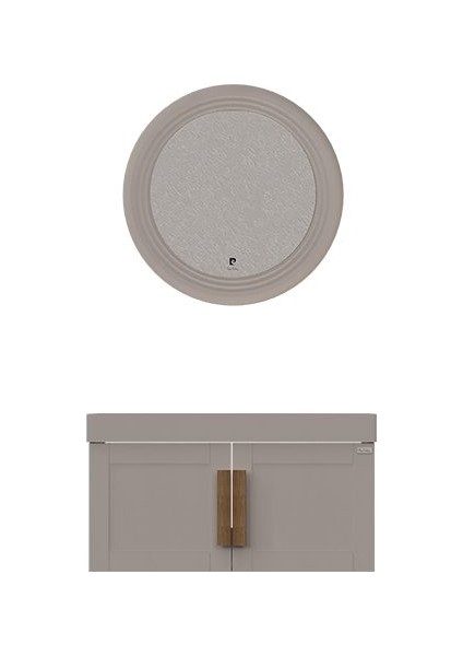 Pio 100 cm Matt Mocha Banyo Dolabı Ahşap Kulplu fırsatları