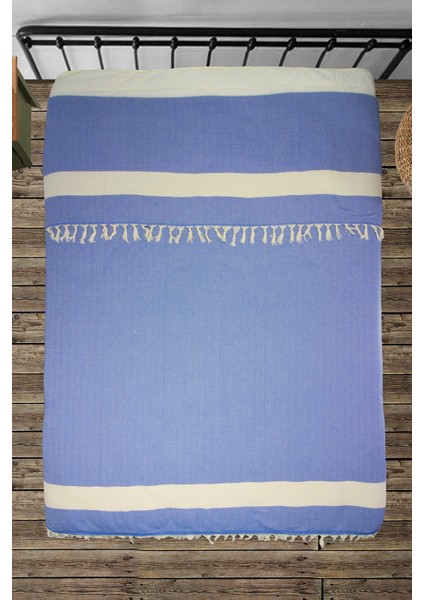 Peştemal Pike Balık Sırtı Mavi