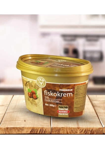 Fiskokrem Sütlü Fındık Kreması 800 gr