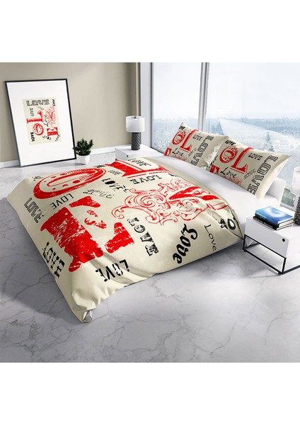 Cattleya Love Pamuk Saten Çift Kişilik Nevresim Takımı fiyatları