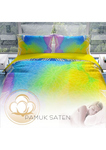 Cattleya Energy Pamuk Saten Çift Kişilik Nevresim Takımı