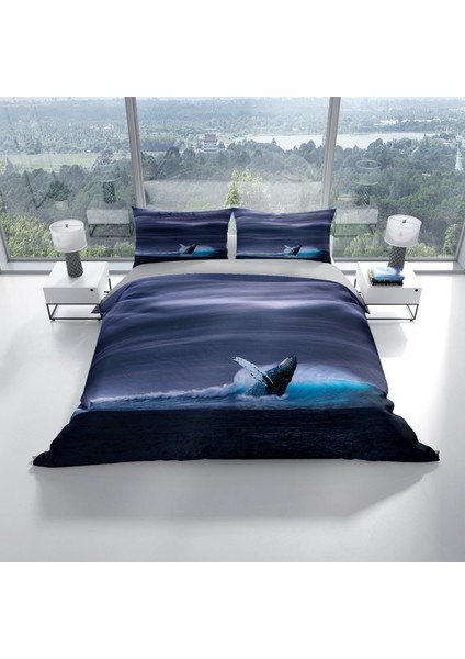Cattleya Shark Pamuk Saten Çift Kişilik Nevresim Takımı fiyatları