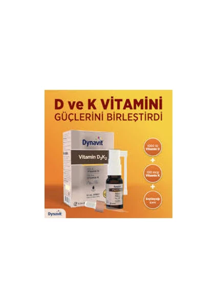 Dynavıt Vitamin D3K2 - 10 Ml Sprey