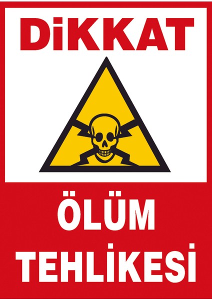 Ölüm Tehlikesi Uyarı Panosu