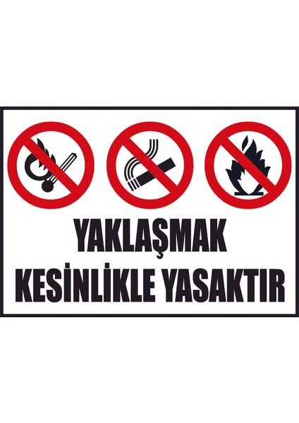 Ateşle Yaklaşma Uyarı Panosu