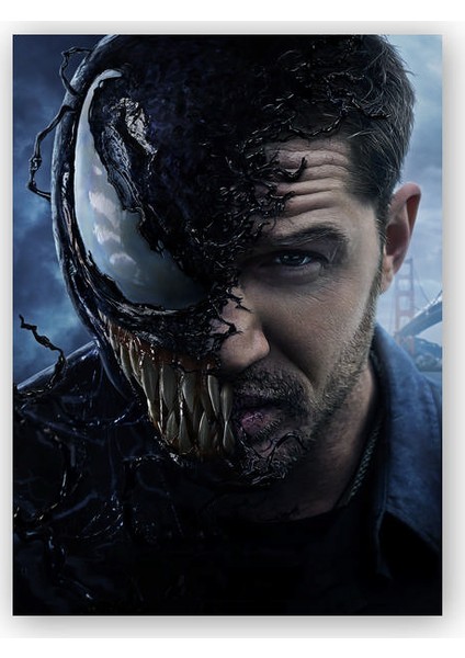 Ahşap Tablo Venom Tom Hardy