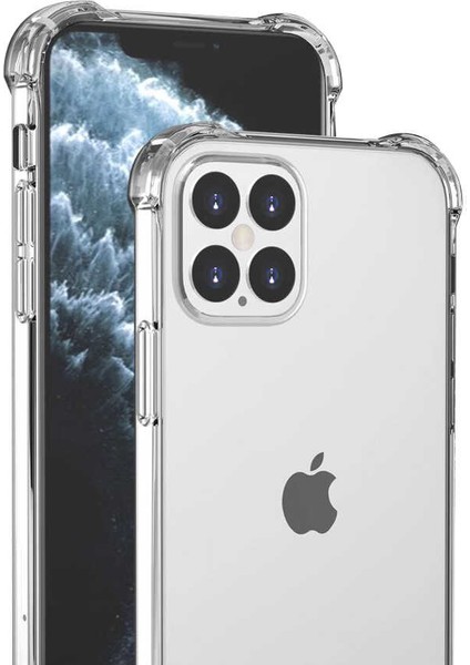 Apple Iphone 12 Mini (5.4'') Kılıf Ultra Korumalı Anti Shock Kılıf + Tam Kaplayan 5d Cam Ekran Koruyucu Şeffaf fiyatları