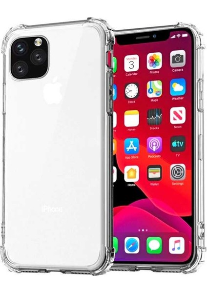 Apple Iphone 12 Mini (5.4'') Kılıf Ultra Korumalı Anti Shock Kılıf + Tam Kaplayan 6d Nano Ekran Koruyucu Şeffaf