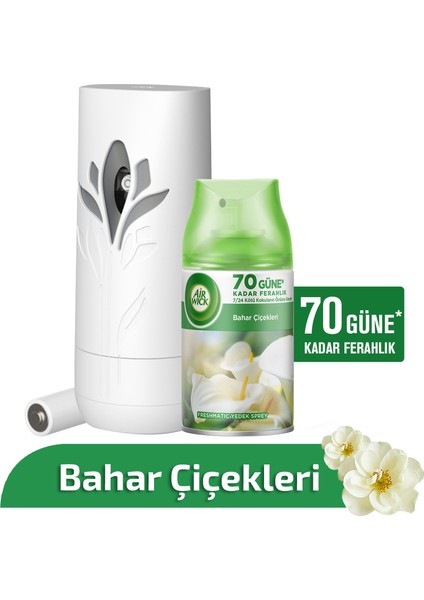 Airwick Oda Kokusu Makine + Yedek Set Bahar Çiçekleri