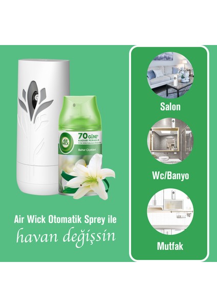 Air Wick Oda Kokusu Freshmatic Bahar Çiçekleri Yedek