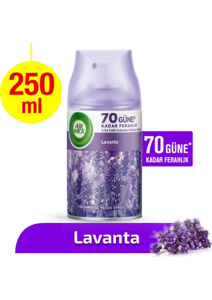 Airwick Freshmatic Yedek Sprey 250ml Lavanta