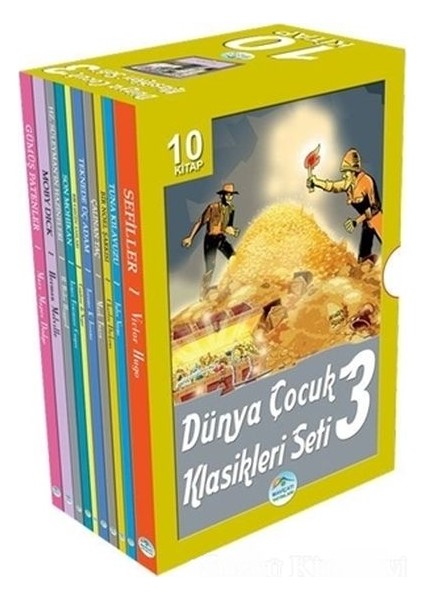 Dünya Çocuk Klasikleri Seti 3 - 10 Kitap Kutulu