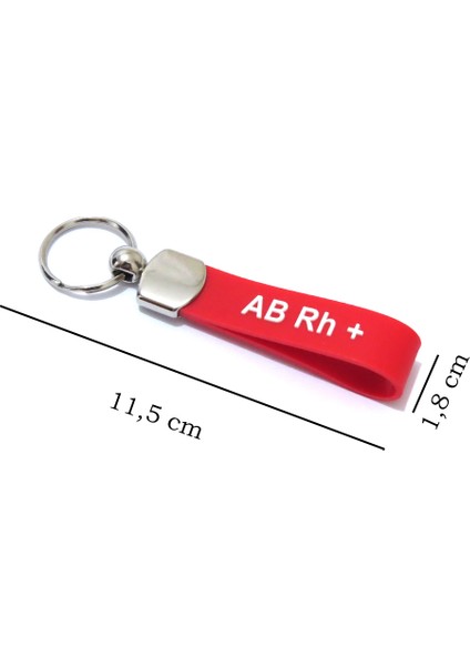 Ab Rh + Kan Grubu Silikon Kauçuktan Anahtarlık fiyatları