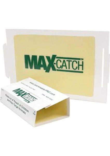 Maxcatch 10'lu Zehirsiz Fare Yapışkan Plaka Beyaz