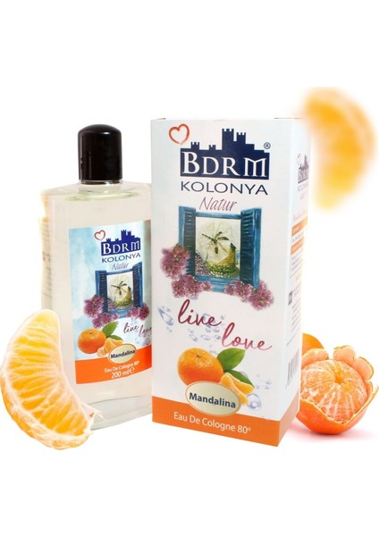 Bodrum Lokum Bdrm  Natur Mandalina Kolonyası 200 ml