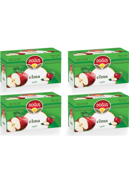 Elma Çayı 20'li x 4 Paket