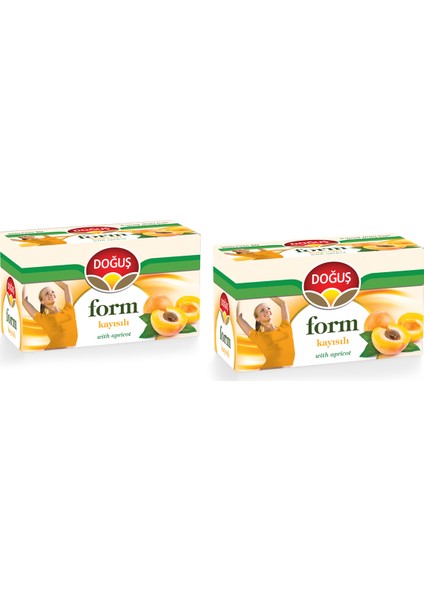 Kayısılı Form Bitki Çayı 20 gr x 2 Paket