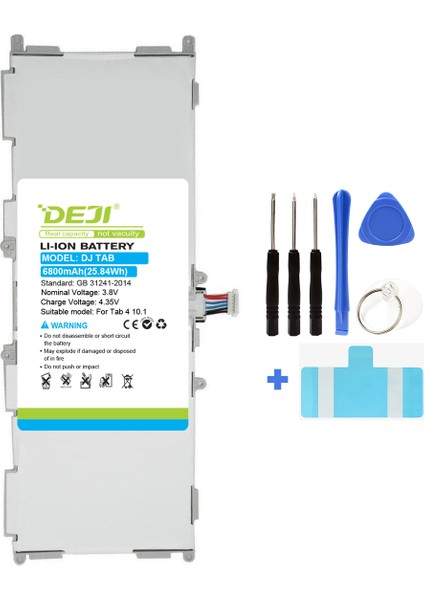 Samsung Galaxy Tab 4 10.1 Sm T530 / T531 / T535 Uyumlu Mucize Batarya Tab4101